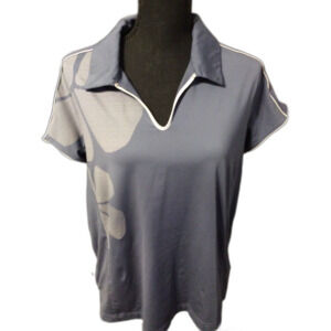 Adidas Clima Cool Blue Polo Golf Shirt Size Large L